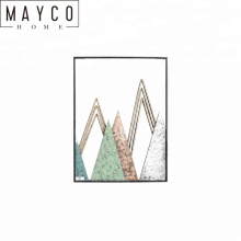 Mayco Modern Open Wall Decor Metal Mountain Wall Art Decor